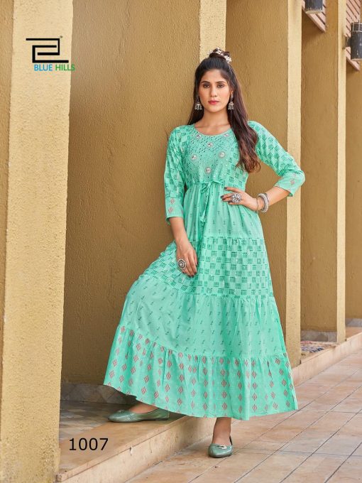 Blue Hills Sizzling Kurti Wholesale Catalog 8 Pcs 9 510x680 - Blue Hills Sizzling Kurti Wholesale Catalog 8 Pcs