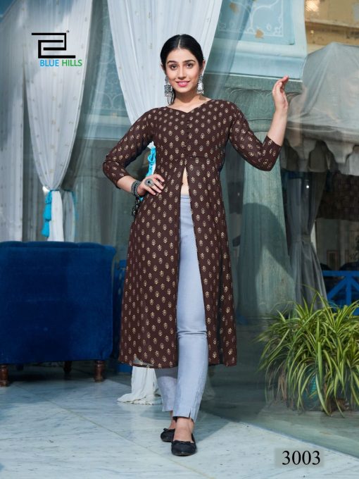 Blue Hills Zia Vol 3 Kurti Wholesale Catalog 8 Pcs 6 510x680 - Blue Hills Zia Vol 3 Kurti Wholesale Catalog 8 Pcs