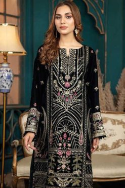 Deepsy Adan Libas 22 Velvet Salwar Suit Wholesale Catalog 6 Pcs