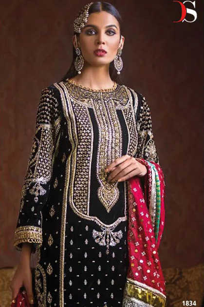 Deepsy Anaya Vol 2 Velvet Salwar Suit Wholesale Catalog 6 Pcs