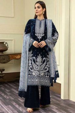 Deepsy Baroque Velvet Collection Salwar Suit Wholesale Catalog 6 Pcs