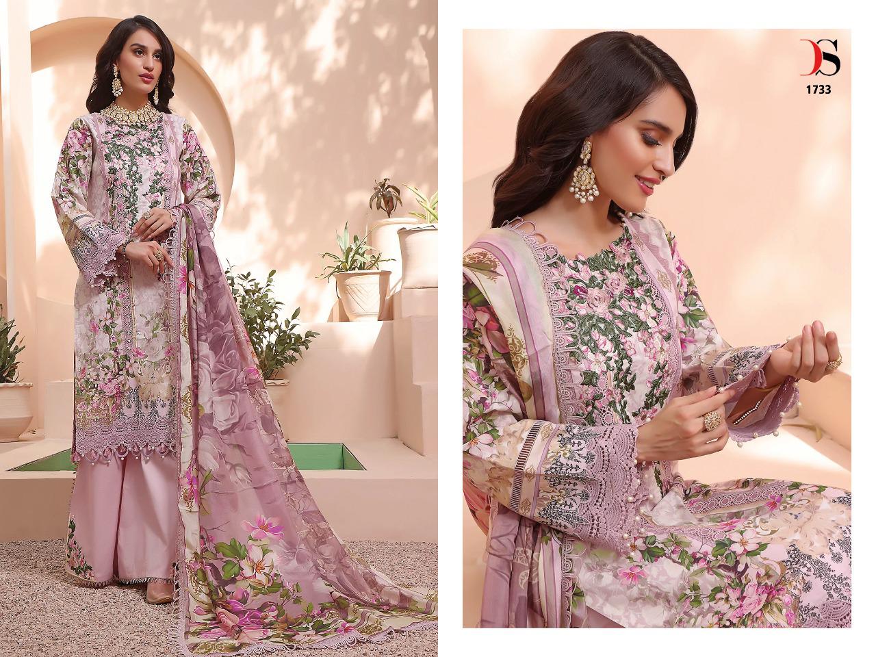 Deepsy Firdous Queens Court Pashmina Collection Salwar Suit Wholesale Catalog 8 Pcs 9