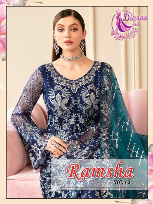 Dinsaa Ramsha Hit Vol 3 Georgette Salwar Suit Catalog 3 Pcs 1 510x680 - Dinsaa Ramsha Hit Vol 3 Georgette Salwar Suit Catalog 3 Pcs