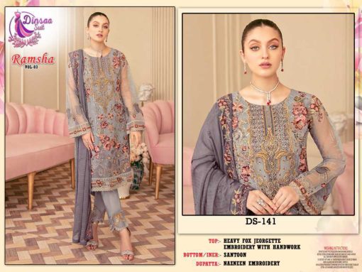 Dinsaa Ramsha Hit Vol 3 Georgette Salwar Suit Catalog 3 Pcs 2 510x383 - Dinsaa Ramsha Hit Vol 3 Georgette Salwar Suit Catalog 3 Pcs