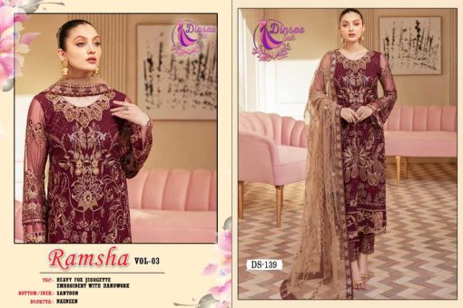 Dinsaa Ramsha Hit Vol 3 Georgette Salwar Suit Catalog 3 Pcs 4 510x340 - Dinsaa Ramsha Hit Vol 3 Georgette Salwar Suit Catalog 3 Pcs