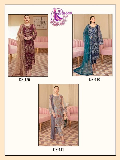 Dinsaa Ramsha Hit Vol 3 Georgette Salwar Suit Catalog 3 Pcs 5 510x680 - Dinsaa Ramsha Hit Vol 3 Georgette Salwar Suit Catalog 3 Pcs