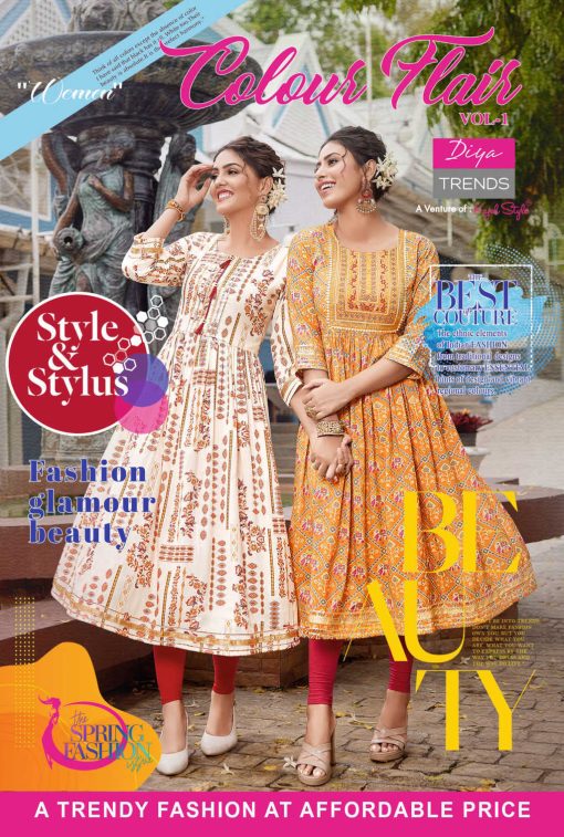 Diya Trends Colour Flair Vol 1 by Kajal Style Kurti Wholesale Catalog 9 Pcs 1 510x757 - Diya Trends Colour Flair Vol 1 by Kajal Style Kurti Wholesale Catalog 9 Pcs
