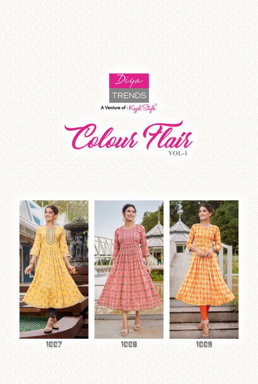Diya Trends Colour Flair Vol 1 by Kajal Style Kurti Wholesale Catalog 9 Pcs 15 510x757 - Diya Trends Colour Flair Vol 1 by Kajal Style Kurti Wholesale Catalog 9 Pcs