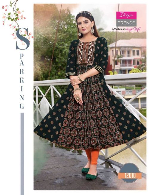 Diya Trends Ethnicity Vol 12 by Kajal Style Kurti Wholesale Catalog 10 Pcs 11 510x655 - Diya Trends Ethnicity Vol 12 by Kajal Style Kurti Wholesale Catalog 10 Pcs