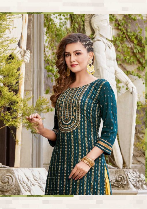 Diya Trends Festival Tadka Vol 3 by Kajal Style Kurti with Palazzo or Sharara Wholesale Catalog 8 Pcs 2 510x725 - Diya Trends Festival Tadka Vol 3 by Kajal Style Kurti with Palazzo or Sharara Wholesale Catalog 8 Pcs