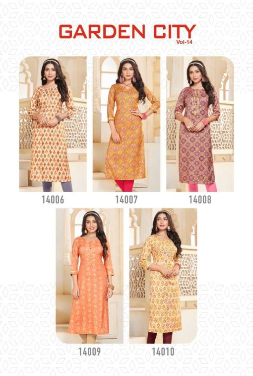 Diya Trends Gardencity Vol 14 Kajal Style Rayon Kurti Catalog 10 Pcs 14 1 510x757 - Diya Trends Gardencity Vol 14 Kajal Style Rayon Cotton Kurti Catalog 10 Pcs