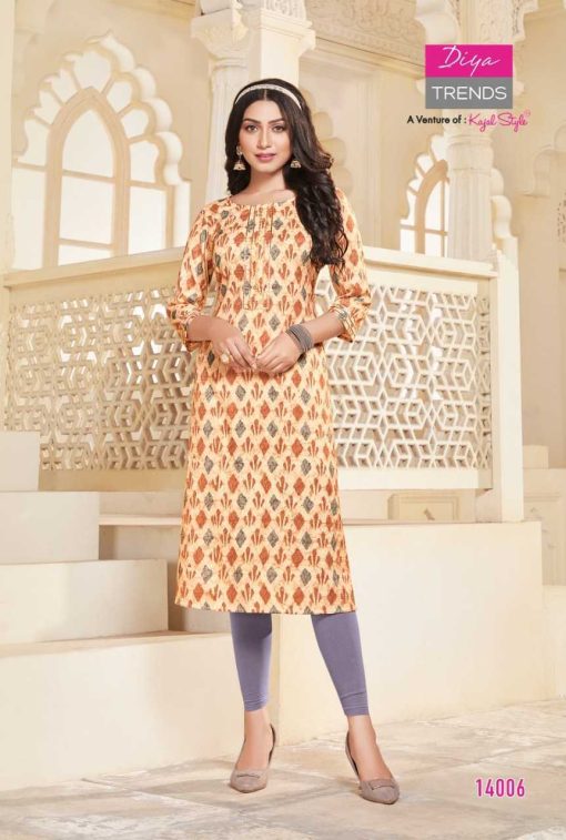 Diya Trends Gardencity Vol 14 Kajal Style Rayon Kurti Catalog 10 Pcs 7 1 510x757 - Diya Trends Gardencity Vol 14 Kajal Style Rayon Cotton Kurti Catalog 10 Pcs