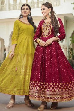 Kajal Style Fashion Colourbar Vol 8 Rayon Kurti Catalog 8 Pcs 247x371 - Surat Fabrics