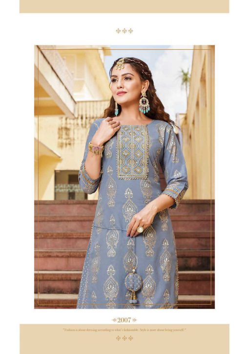 Kajal Style Lavish Vol 2 Kurti with Sharara or Palazzo Wholesale Catalog 8 Pcs 18 510x725 - Kajal Style Lavish Vol 2 Kurti with Sharara or Palazzo Wholesale Catalog 8 Pcs