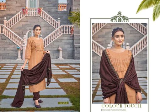 Kalaroop Gloster by Kajree Kurti with Dupatta Bottom Wholesale Catalog 4 Pcs 7 510x360 - Kalaroop Gloster by Kajree Kurti with Dupatta Bottom Wholesale Catalog 4 Pcs