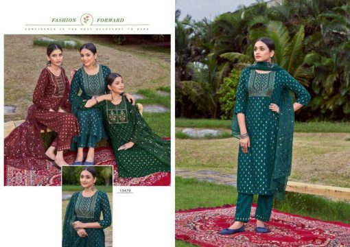 Kalaroop Zarina by Kajree Kurti with Dupatta Bottom Wholesale Catalog 6 Pcs 5 510x360 - Kalaroop Zarina by Kajree Kurti with Dupatta Bottom Wholesale Catalog 6 Pcs