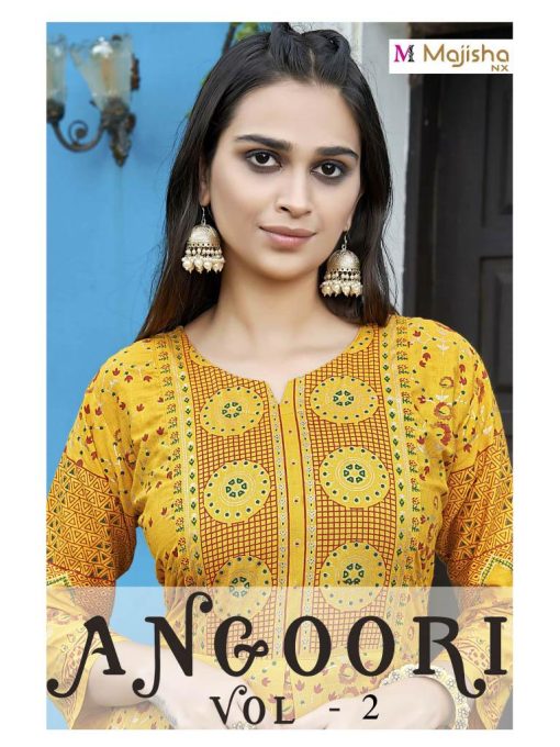 Majisha Nx Angoori Vol 2 Kurti Wholesale Catalog 10 Pcs 1 510x680 - Majisha Nx Angoori Vol 2 Kurti Wholesale Catalog 10 Pcs