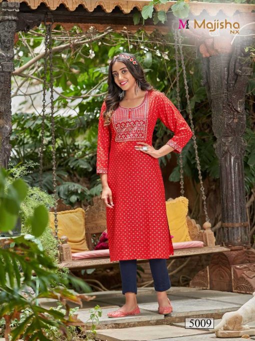 Majisha Nx Poshak Vol 5 Kurti Wholesale Catalog 10 Pcs 16 510x680 - Majisha Nx Poshak Vol 5 Kurti Wholesale Catalog 10 Pcs