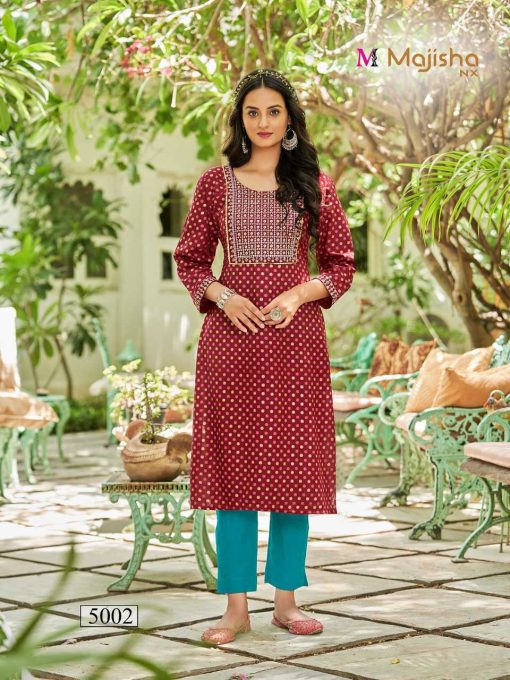 Majisha Nx Poshak Vol 5 Kurti Wholesale Catalog 10 Pcs 4 510x680 - Majisha Nx Poshak Vol 5 Kurti Wholesale Catalog 10 Pcs