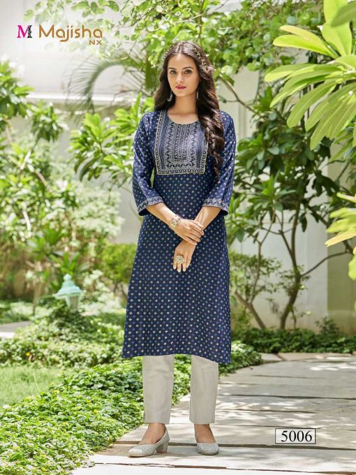 Majisha Nx Poshak Vol 5 Kurti Wholesale Catalog 10 Pcs 8 510x680 - Majisha Nx Poshak Vol 5 Kurti Wholesale Catalog 10 Pcs