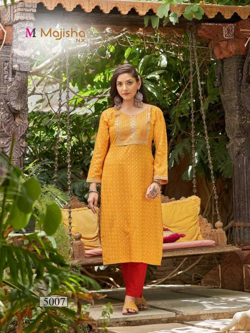 Majisha Nx Poshak Vol 5 Kurti Wholesale Catalog 10 Pcs 9 510x680 - Majisha Nx Poshak Vol 5 Kurti Wholesale Catalog 10 Pcs