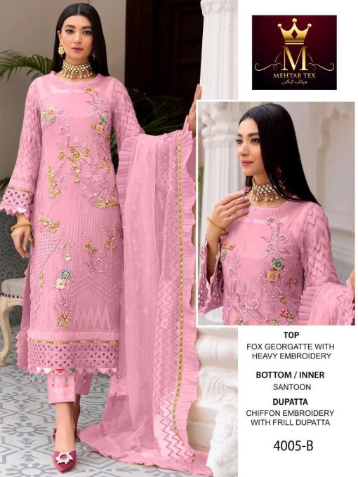 Mehtab 4005 Hit Collection Georgette Salwar Suit Catalog 4 Pcs 1 510x680 - Mehtab 4005 Hit Collection Georgette Salwar Suit Catalog 4 Pcs