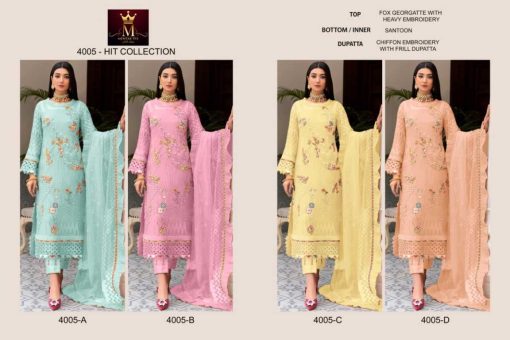 Mehtab 4005 Hit Collection Georgette Salwar Suit Catalog 4 Pcs 6 510x340 - Mehtab 4005 Hit Collection Georgette Salwar Suit Catalog 4 Pcs