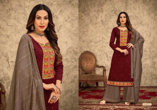 Panch Ratna Rangriti Patiyala by Kessi Rayon Silk Salwar Suit Catalog 5 Pcs 2 510x357 - Panch Ratna Rangriti Patiyala by Kessi Rayon Silk Salwar Suit Catalog 5 Pcs