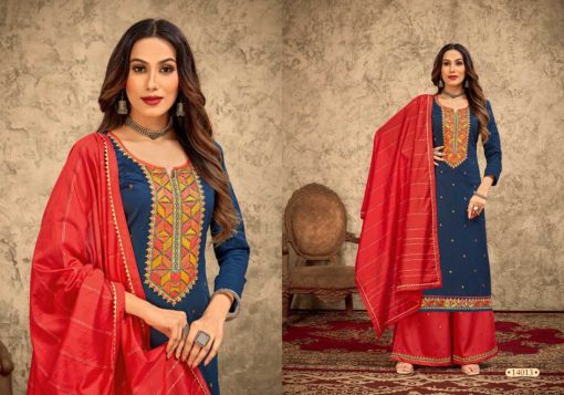 Panch Ratna Rangriti Patiyala by Kessi Rayon Silk Salwar Suit Catalog 5 Pcs 4 510x357 - Panch Ratna Rangriti Patiyala by Kessi Rayon Silk Salwar Suit Catalog 5 Pcs