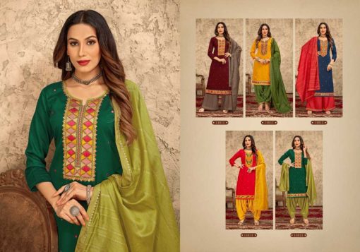 Panch Ratna Rangriti Patiyala by Kessi Rayon Silk Salwar Suit Catalog 5 Pcs 9 510x357 - Panch Ratna Rangriti Patiyala by Kessi Rayon Silk Salwar Suit Catalog 5 Pcs