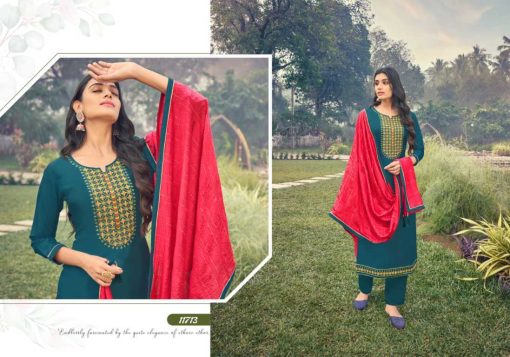 Panch Ratna Saanvi by Kessi Muslin Silk Salwar Suit Catalog 5 Pcs 5 510x357 - Panch Ratna Saanvi by Kessi Muslin Silk Salwar Suit Catalog 5 Pcs