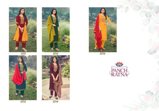 Panch Ratna Saanvi by Kessi Muslin Silk Salwar Suit Catalog 5 Pcs 9 510x357 - Panch Ratna Saanvi by Kessi Muslin Silk Salwar Suit Catalog 5 Pcs