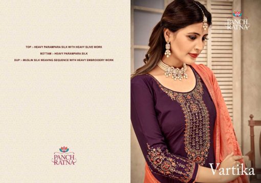 Panch Ratna Vartika by Kessi Muslin Silk Salwar Suit Catalog 5 Pcs 1 510x357 - Panch Ratna Vartika by Kessi Muslin Silk Salwar Suit Catalog 5 Pcs