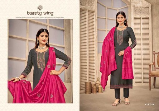 Panch Ratna Vartika by Kessi Muslin Silk Salwar Suit Catalog 5 Pcs 6 510x357 - Panch Ratna Vartika by Kessi Muslin Silk Salwar Suit Catalog 5 Pcs