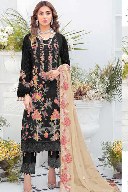 Serene Ramsha 3503 NX Salwar Suit Wholesale Catalog 4 Pcs