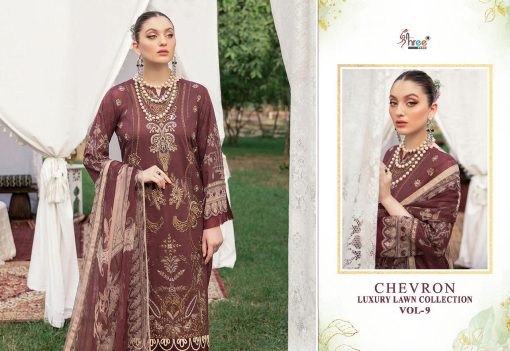 Shree Fabs Chevron Vol 9 Chiffon Cotton Salwar Suit Catalog 8 Pcs 17 510x351 - Shree Fabs Chevron Vol 9 Chiffon Cotton Salwar Suit Catalog 8 Pcs