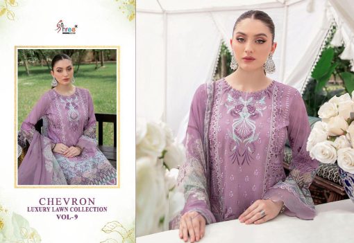 Shree Fabs Chevron Vol 9 Chiffon Cotton Salwar Suit Catalog 8 Pcs 4 510x351 - Shree Fabs Chevron Vol 9 Chiffon Cotton Salwar Suit Catalog 8 Pcs