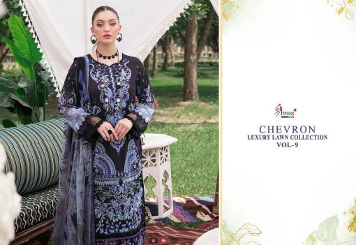 Shree Fabs Chevron Vol 9 Chiffon Cotton Salwar Suit Catalog 8 Pcs 7 510x351 - Shree Fabs Chevron Vol 9 Chiffon Cotton Salwar Suit Catalog 8 Pcs