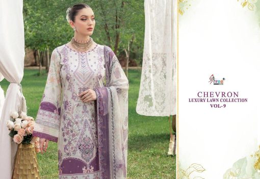 Shree Fabs Chevron Vol 9 Chiffon Cotton Salwar Suit Catalog 8 Pcs 8 510x351 - Shree Fabs Chevron Vol 9 Chiffon Cotton Salwar Suit Catalog 8 Pcs