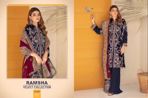 Shree Fabs Ramsha Velvet Collection Salwar Suit Wholesale Catalog 5 Pcs 6 510x340 - Shree Fabs Ramsha Velvet Collection Salwar Suit Wholesale Catalog 5 Pcs