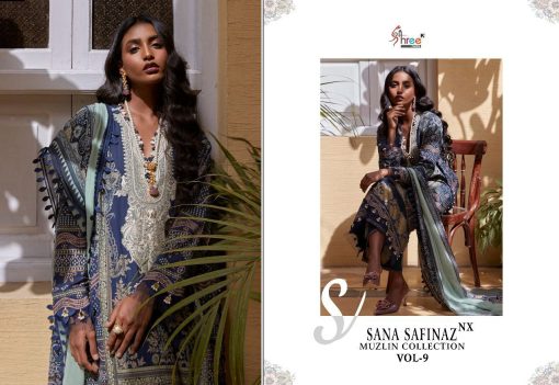 Shree Fabs Sana Safinaz Muzlin Collection Vol 9 NX Salwar Suit Wholesale Catalog 5 Pcs 3 510x351 - Shree Fabs Sana Safinaz Muzlin Collection Vol 9 NX Salwar Suit Wholesale Catalog 5 Pcs