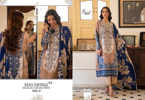 Shree Fabs Sana Safinaz Muzlin Collection Vol 9 NX Salwar Suit Wholesale Catalog 5 Pcs 5 510x351 - Shree Fabs Sana Safinaz Muzlin Collection Vol 9 NX Salwar Suit Wholesale Catalog 5 Pcs