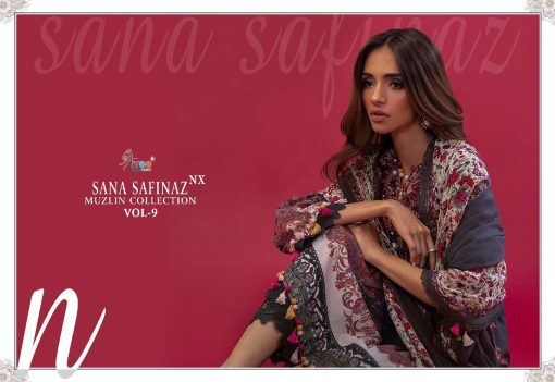 Shree Fabs Sana Safinaz Muzlin Collection Vol 9 NX Salwar Suit Wholesale Catalog 5 Pcs 8 510x351 - Shree Fabs Sana Safinaz Muzlin Collection Vol 9 NX Salwar Suit Wholesale Catalog 5 Pcs