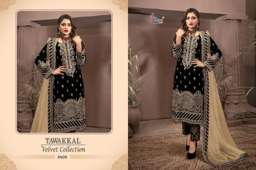 Shree Fabs Tawakkal Velvet Collection Salwar Suit Wholesale Catalog 6 Pcs 11 510x340 - Shree Fabs Tawakkal Velvet Collection Salwar Suit Wholesale Catalog 6 Pcs