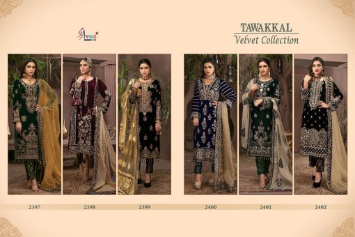 Shree Fabs Tawakkal Velvet Collection Salwar Suit Wholesale Catalog 6 Pcs 13 510x340 - Shree Fabs Tawakkal Velvet Collection Salwar Suit Wholesale Catalog 6 Pcs