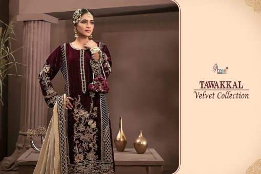 Shree Fabs Tawakkal Velvet Collection Salwar Suit Wholesale Catalog 6 Pcs 2 510x340 - Shree Fabs Tawakkal Velvet Collection Salwar Suit Wholesale Catalog 6 Pcs