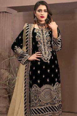 Shree Fabs Tawakkal Velvet Collection Salwar Suit Wholesale Catalog 6 Pcs