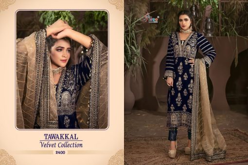 Shree Fabs Tawakkal Velvet Collection Salwar Suit Wholesale Catalog 6 Pcs 7 510x340 - Shree Fabs Tawakkal Velvet Collection Salwar Suit Wholesale Catalog 6 Pcs