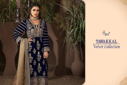 Shree Fabs Tawakkal Velvet Collection Salwar Suit Wholesale Catalog 6 Pcs 8 510x340 - Shree Fabs Tawakkal Velvet Collection Salwar Suit Wholesale Catalog 6 Pcs