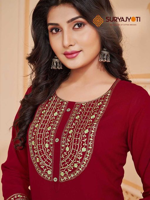 Suryajyoti Nirja Advance Vol 5 Kurti Wholesale Catalog 8 Pcs 2 510x680 - Suryajyoti Nirja Advance Vol 5 Kurti Wholesale Catalog 8 Pcs